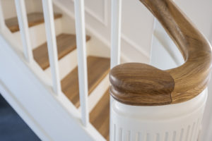 Elegant trappe med smukke detaljer fra Wood Step